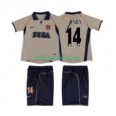 Arsenal Thierry Henry 14 2001 Retro Gostujući Dječji Nogometni Dres 2002